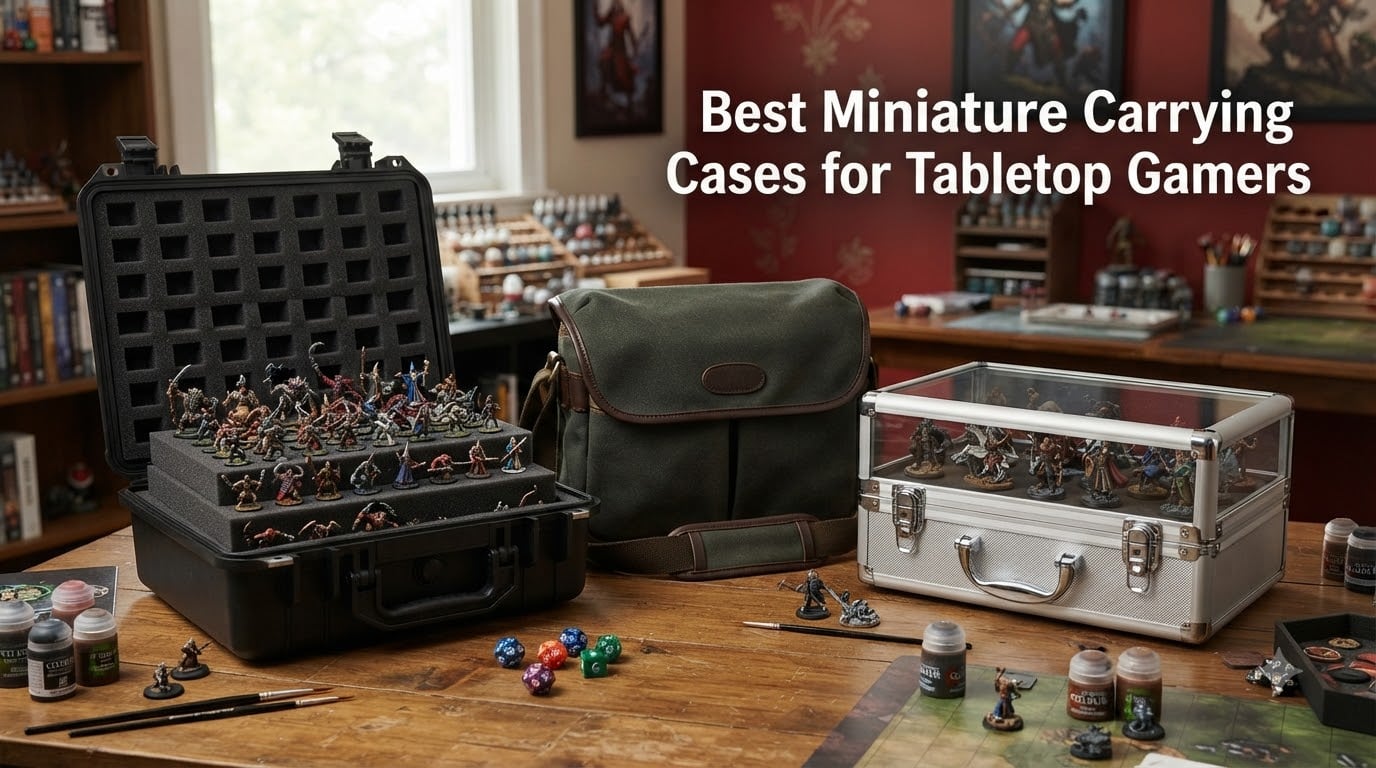Best Miniature Carrying Cases for Tabletop Gamers