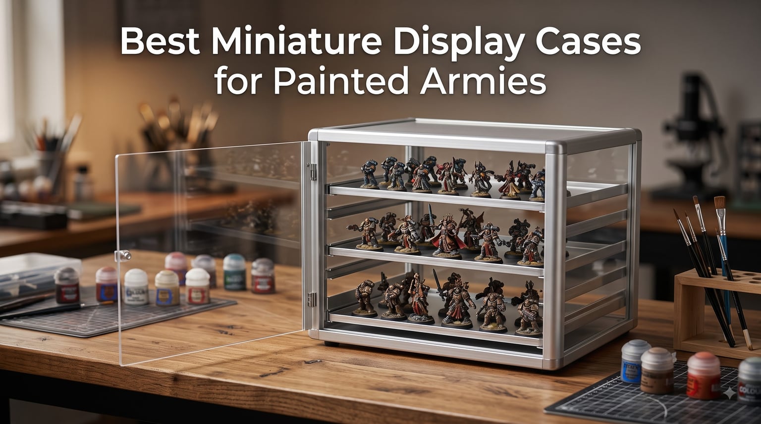 Best Miniature Display Cases for Painted Armies