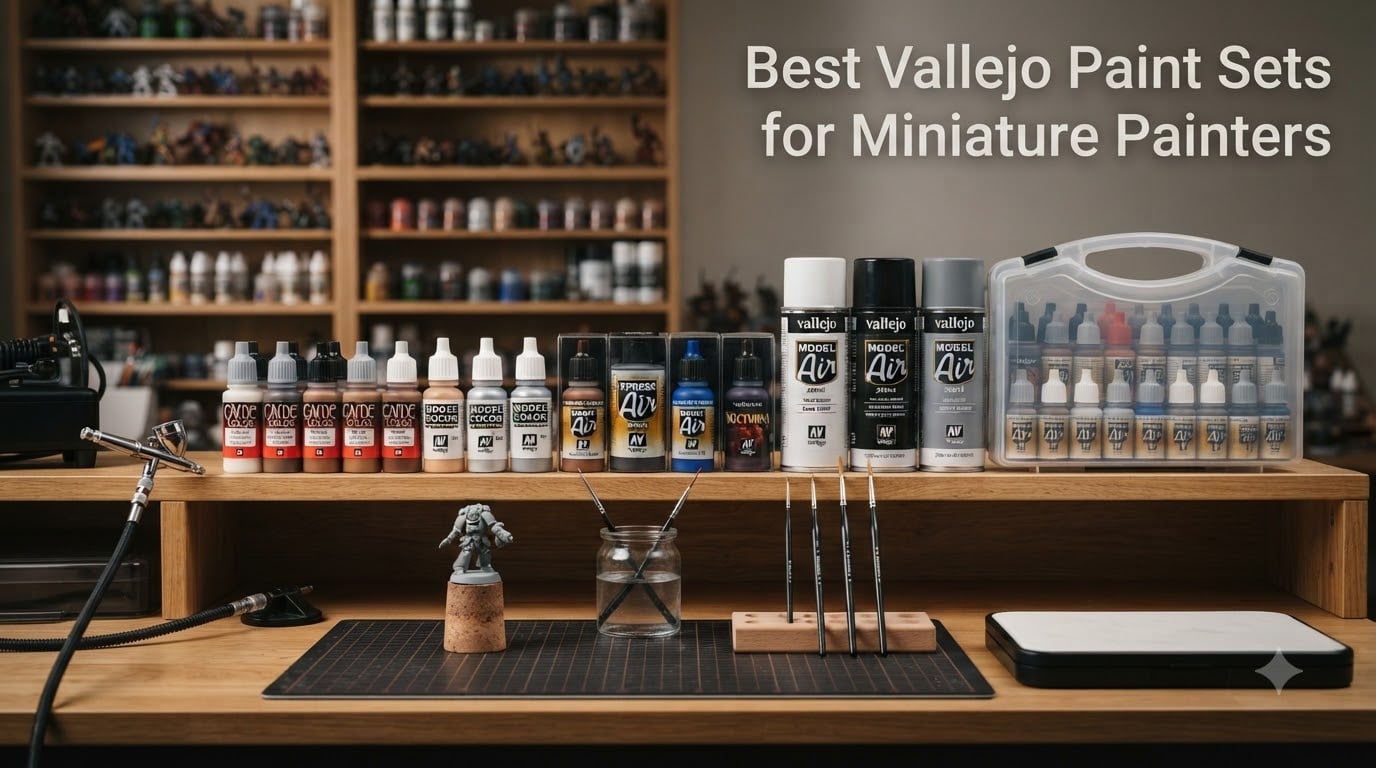 Best Vallejo Paint Sets for Miniature Painters