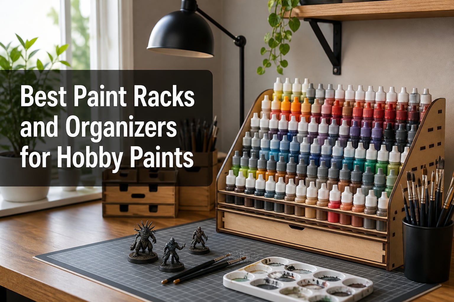 Best Paint Racks and Organizers for Hobby Paints