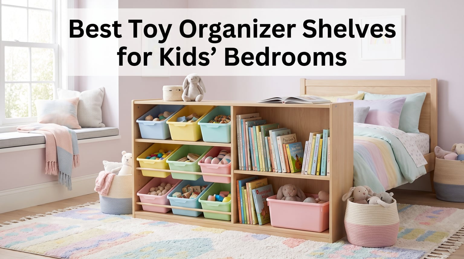 Best Toy Organizer Shelves for Kids' Bedrooms