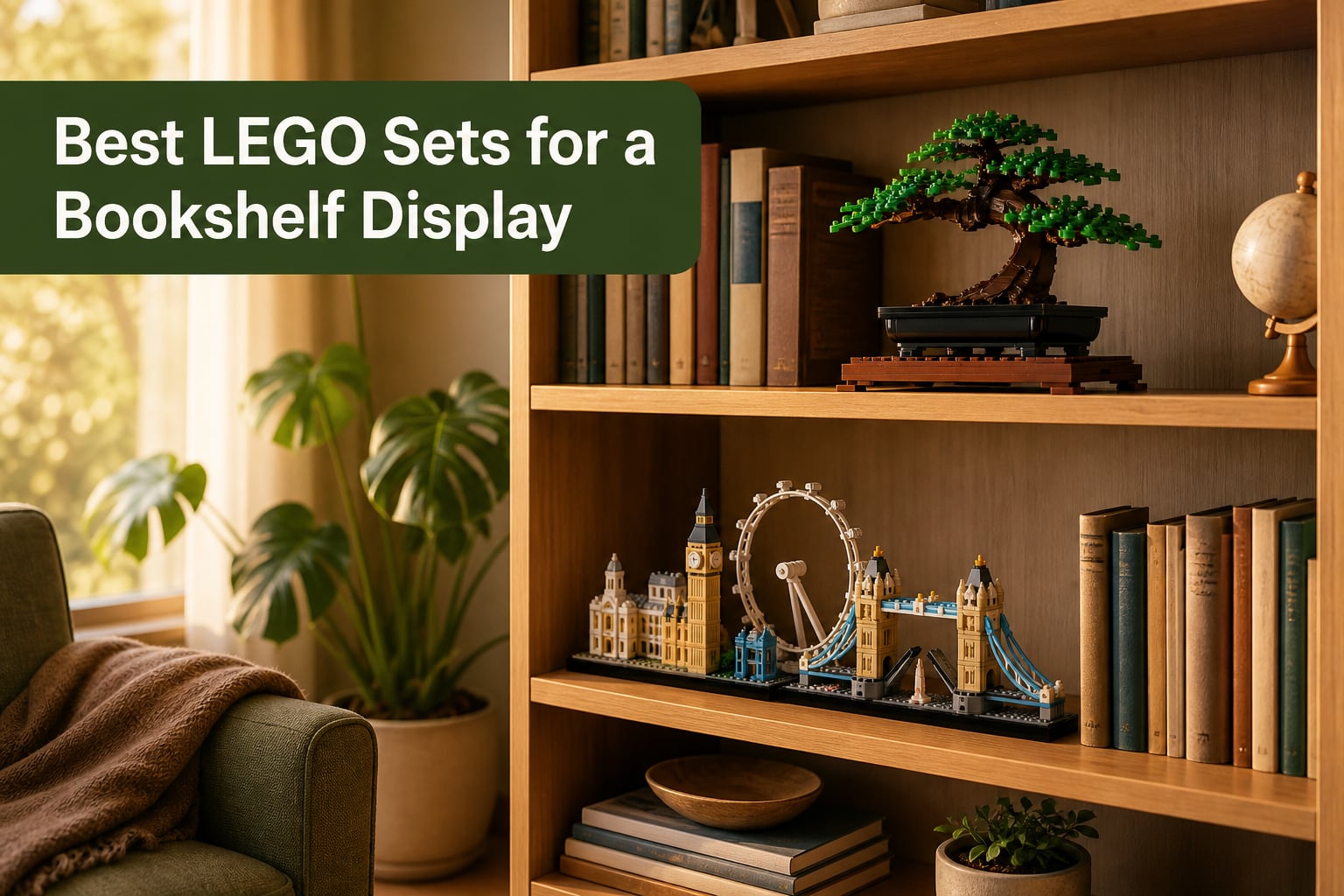 Best LEGO Sets for a Bookshelf Display