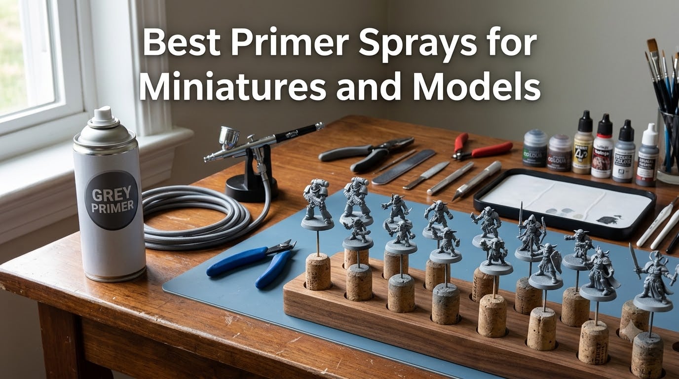 Best Primer Sprays for Miniatures and Models