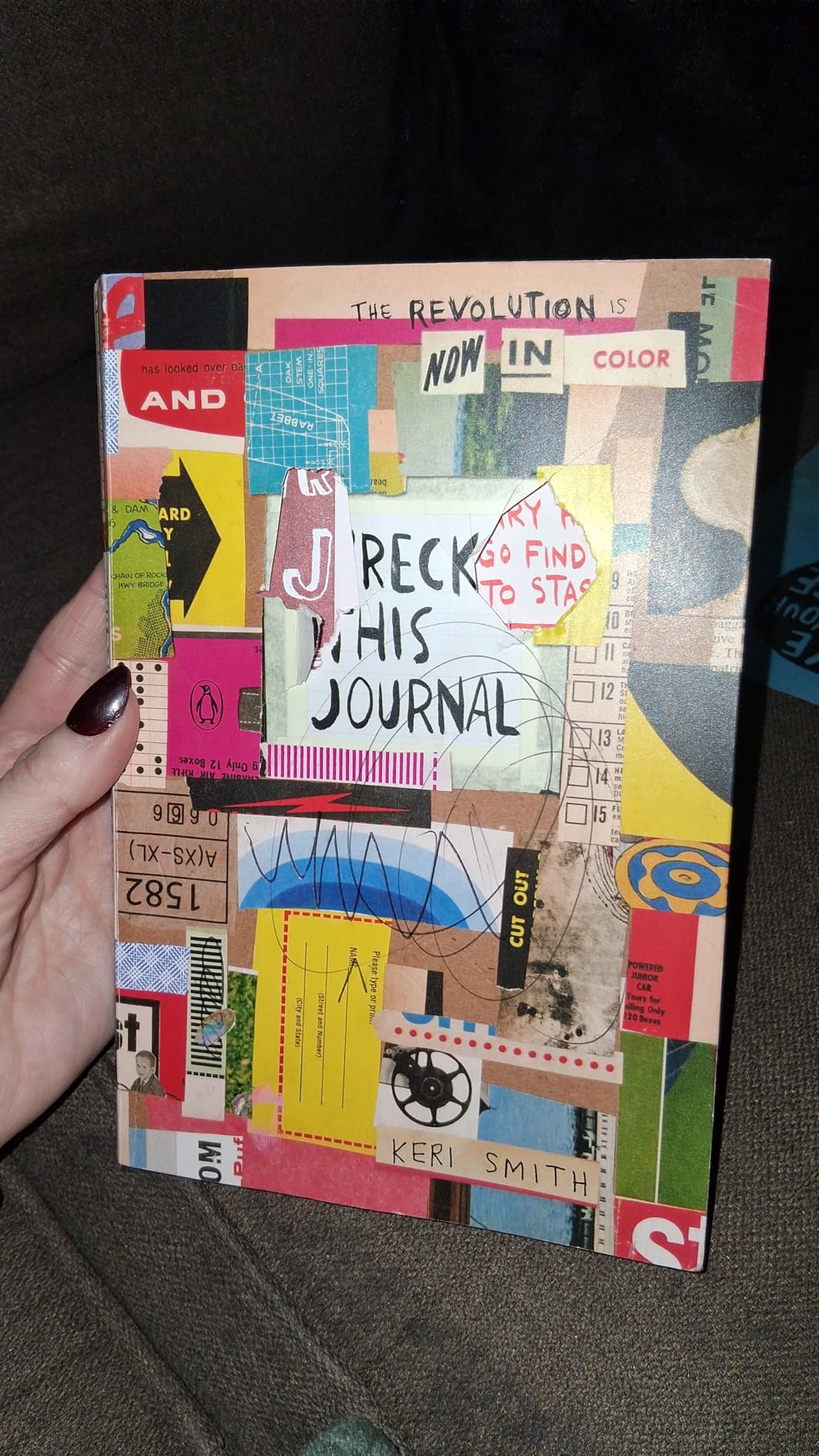 Wreck This Journal: Now in Color customer photo 2