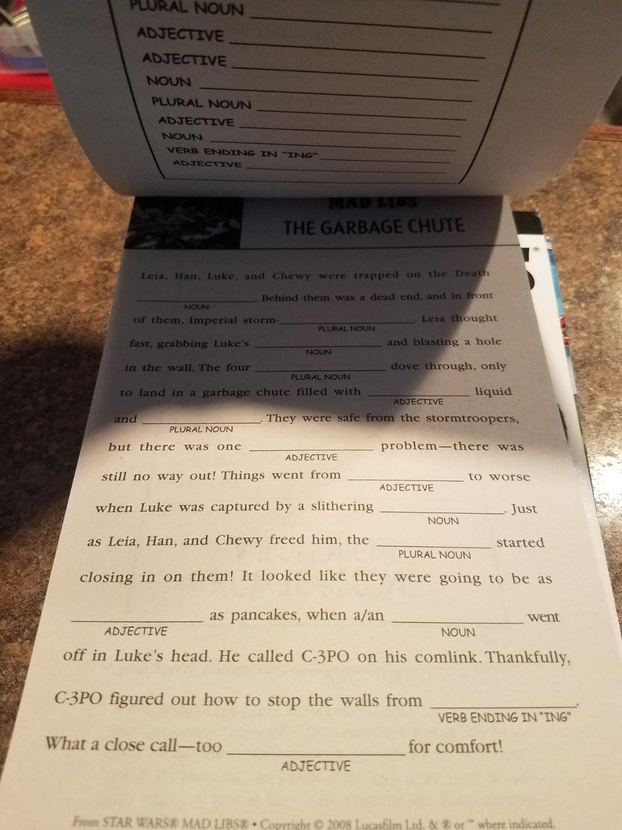 Star Wars Mad Libs: World's Greatest Word Game book customer photo 1