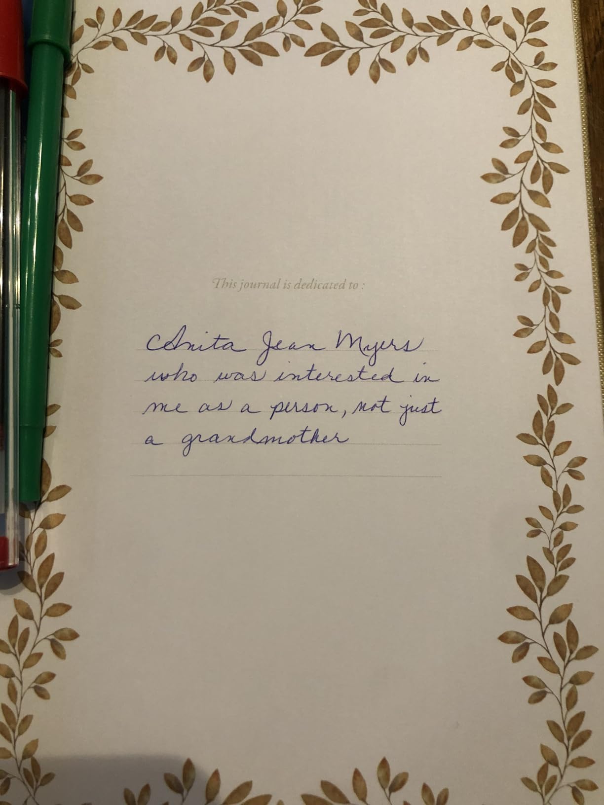 Grandma's Story: A Memory and Keepsake Journal for My Family (Heirloom Story Books and Guided Journals) customer photo 2
