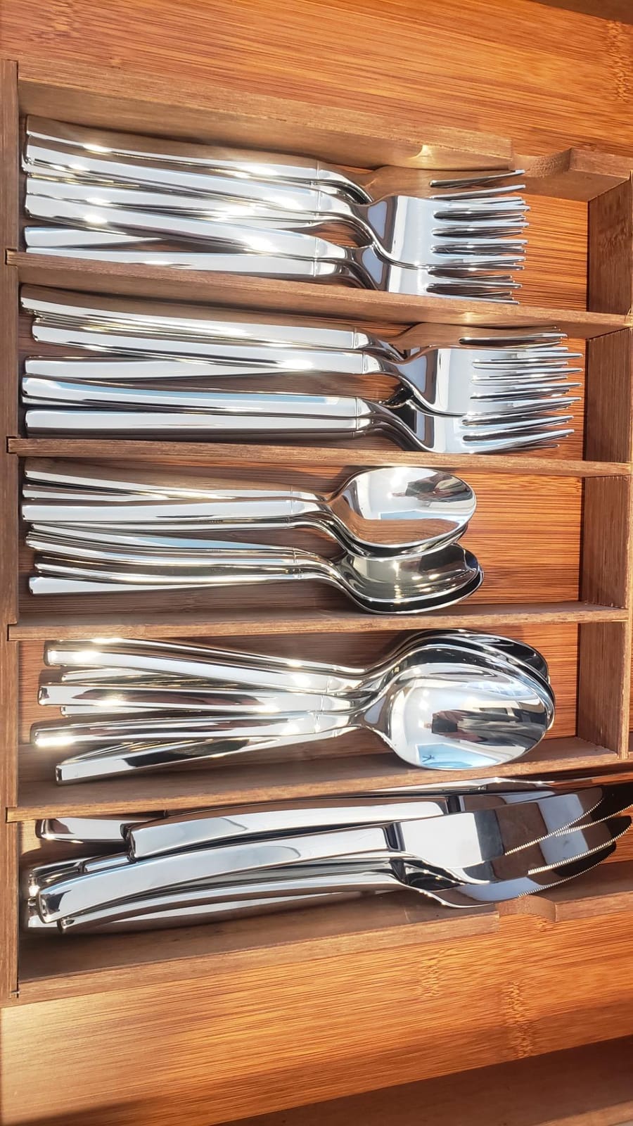 ZWILLING J.A. Henckels J.A. Henckels 22770-345 Premier Series Opus 45-Piece Stainless Steel Flatware Set, Service for 8, Silver, 45 Piece customer photo 2