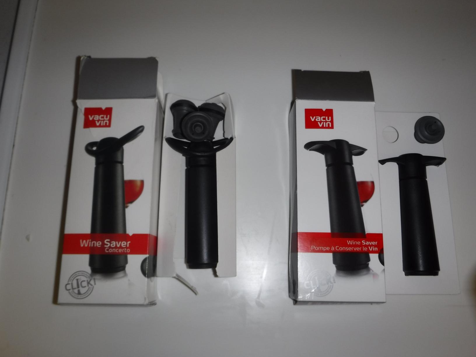 Vacu Vin Concerto Wine Saver - Vacuum Wine Stopper - 4 Black Stoppers customer photo 1