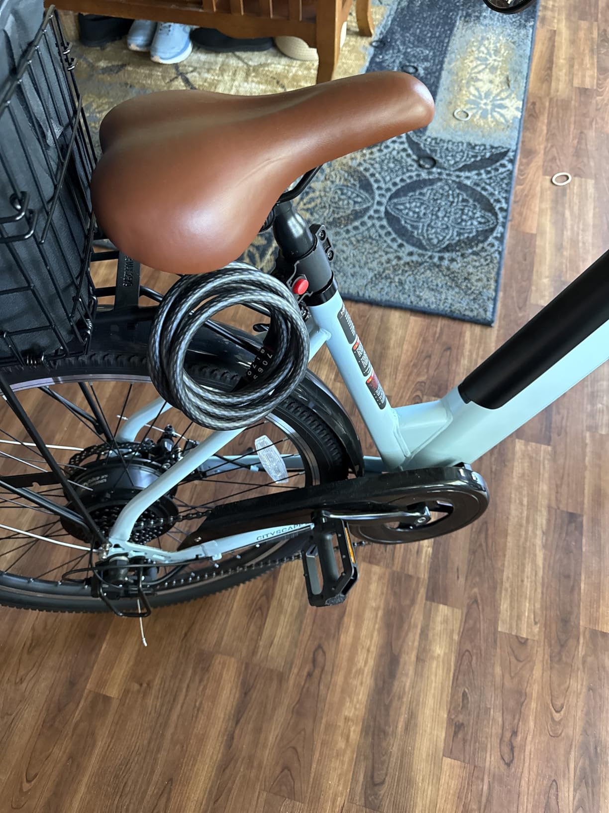 Master Lock 6 ft Cable Bike Lock 4-Digit Combination 1/2 in Diameter 8122D customer photo 1