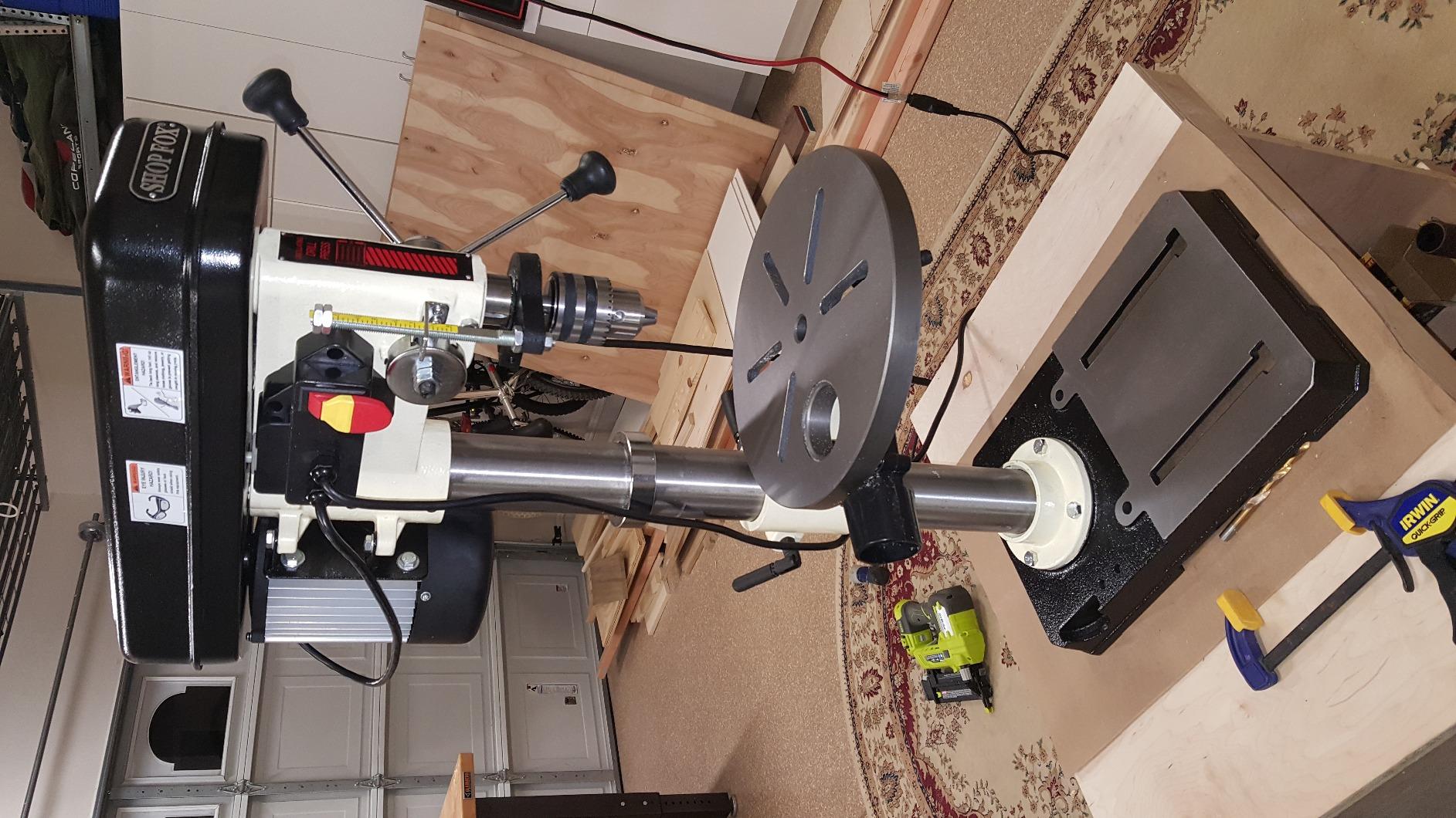 Shop Fox W1668 3/4-HP 13-Inch Bench-Top Drill Press/Spindle Sander customer photo 1