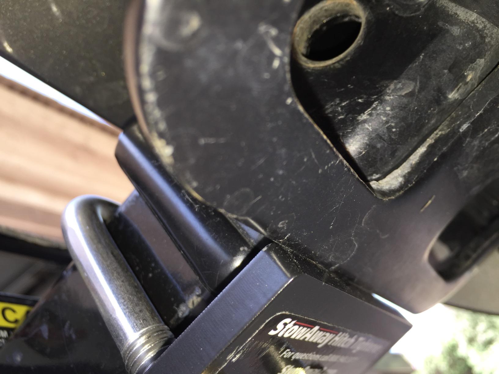 StowAway Hitch Tightener, Anti-Rattle Stabilizer for 2 Inch and 1.25 Inch Hitches. Made in USA. customer photo 1