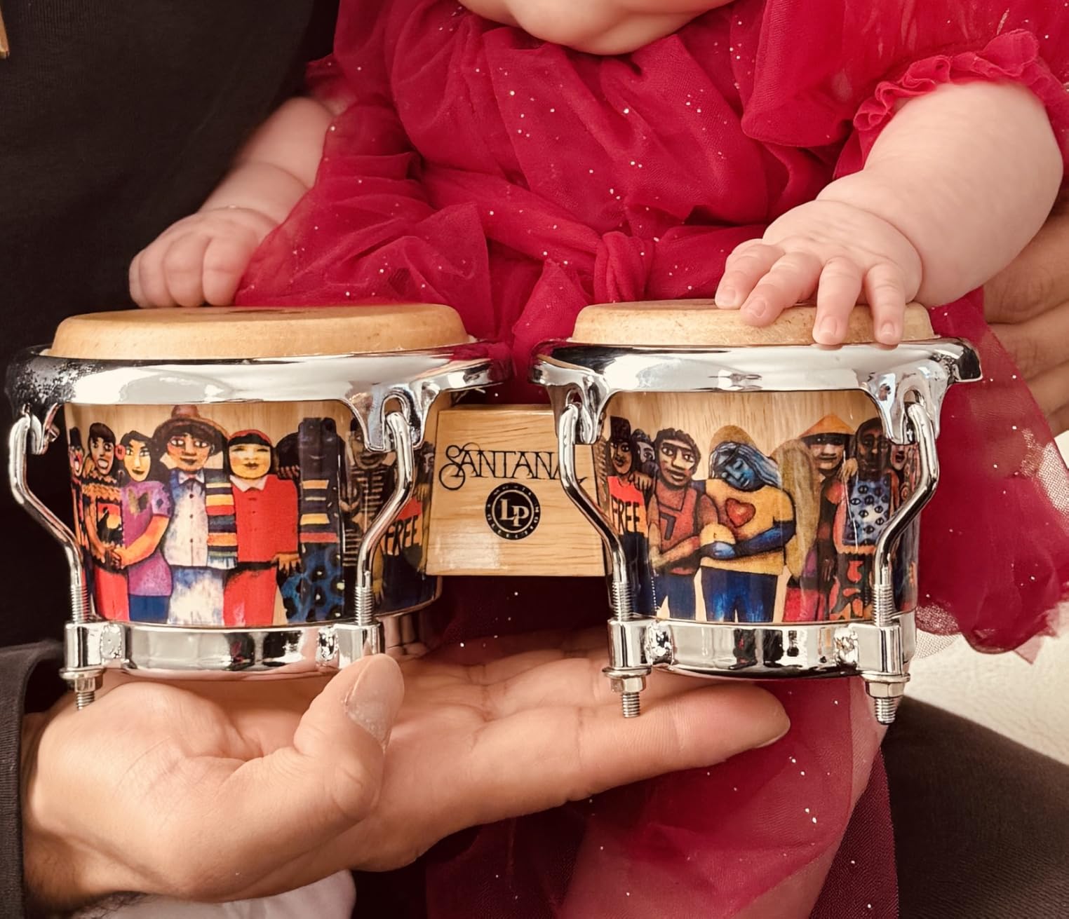 Latin Percussion LPM200-AW Santana Mini Tunable Wood Bongos customer photo 2