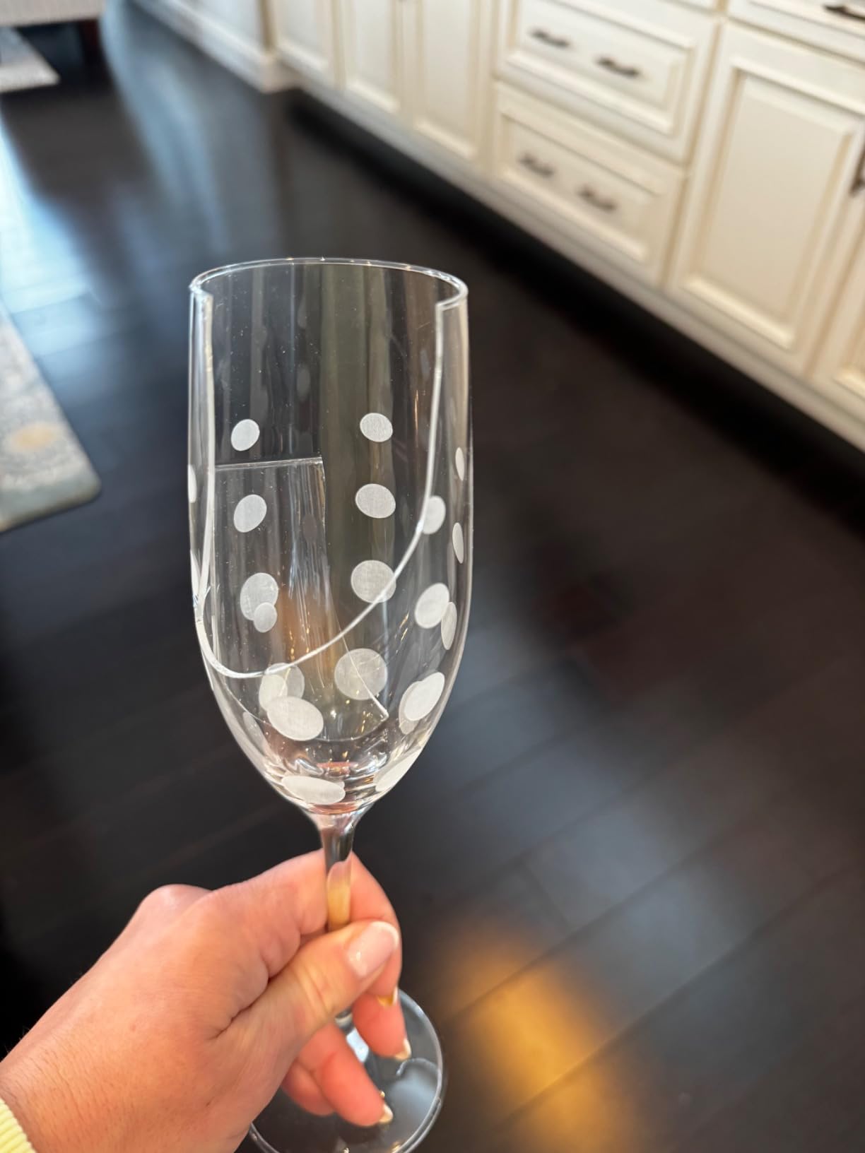 Mikasa Crystal Cheers Champagne Flutes, Set of 4, 8 fluid ounces customer photo 1