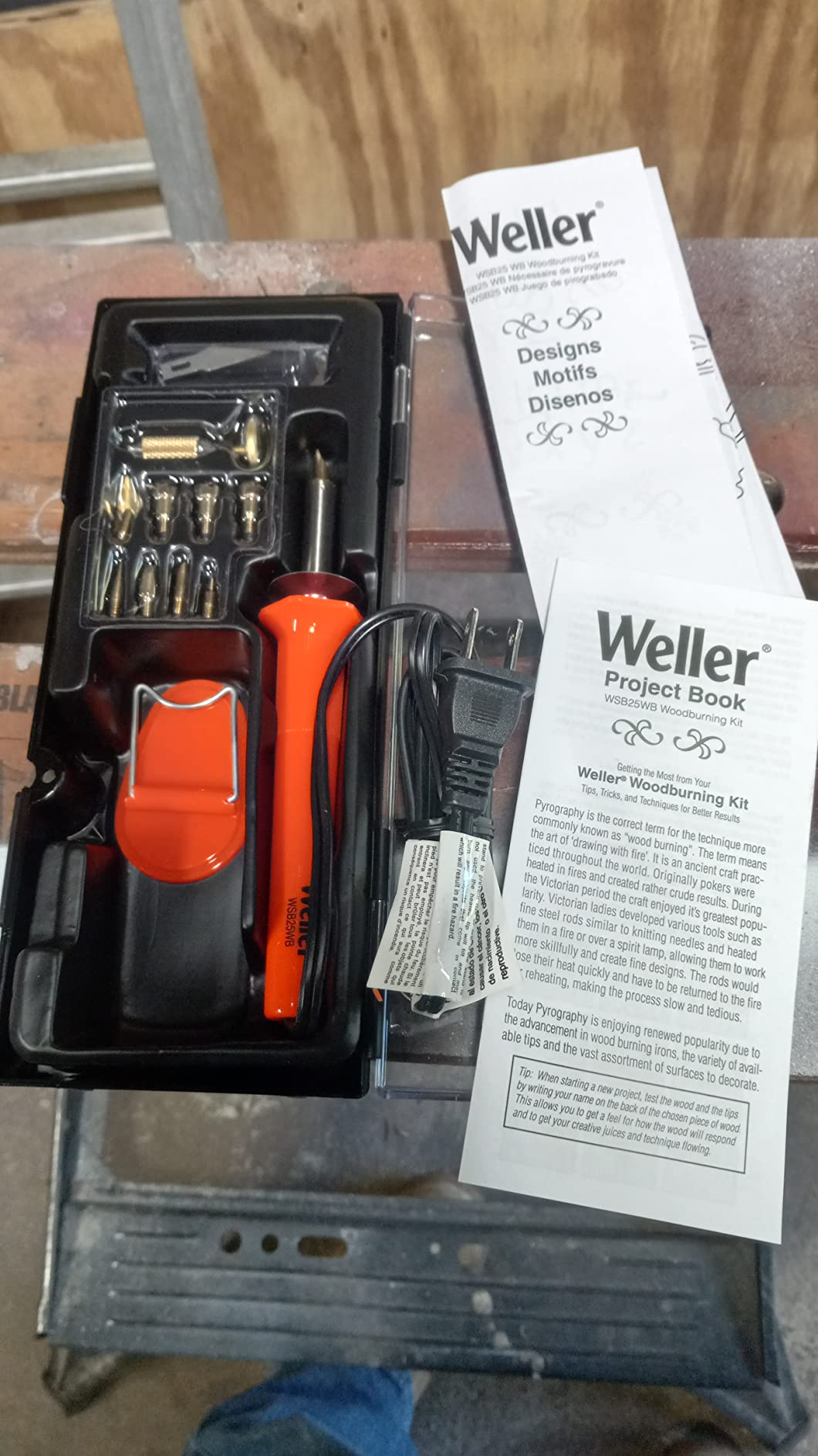 Weller WSB25WB 25-Watt Short Barrel Woodburning Kit customer photo 1