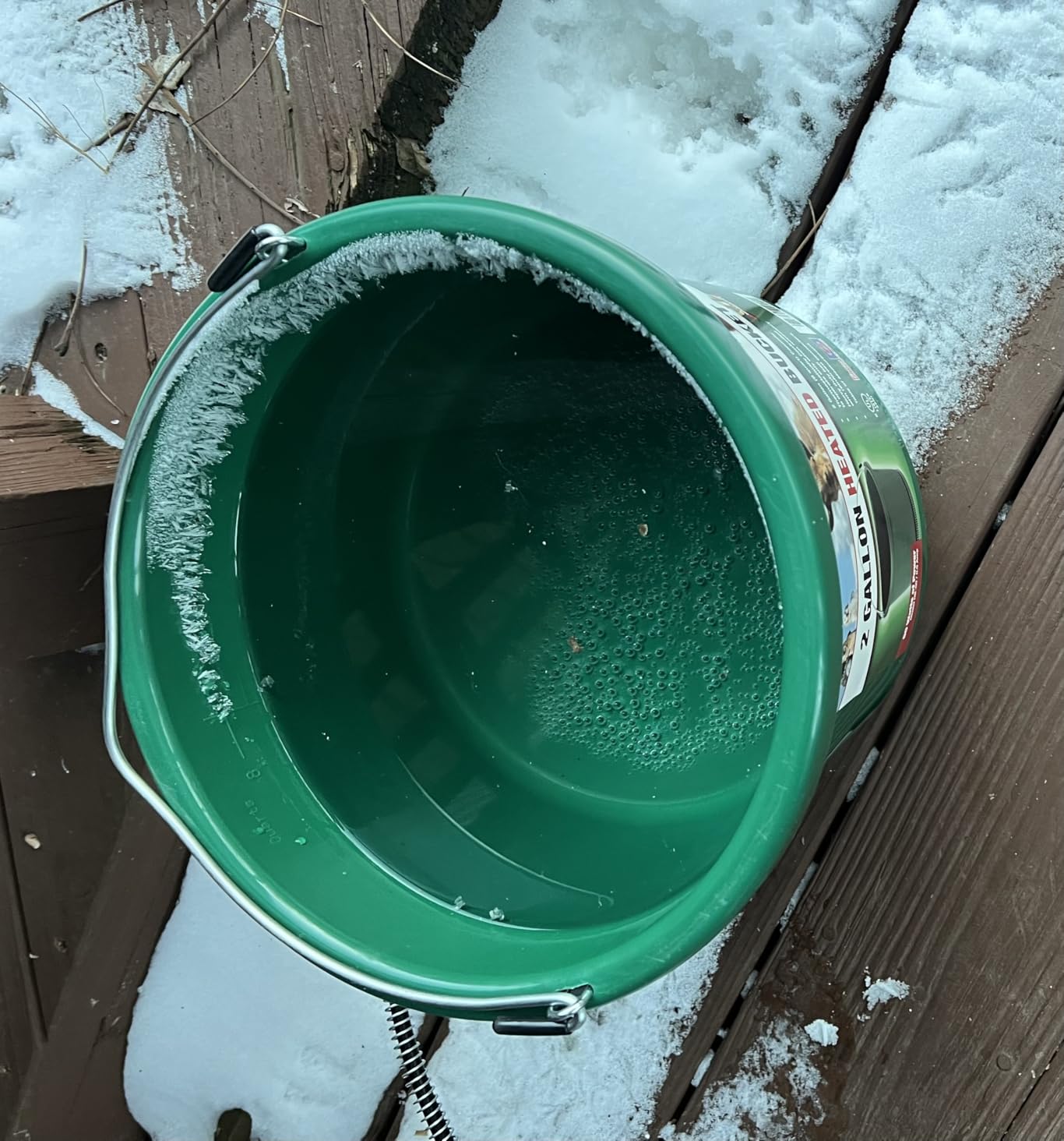 API 16 Gallon 260 Watt Heated Bucket 16HB customer photo 2