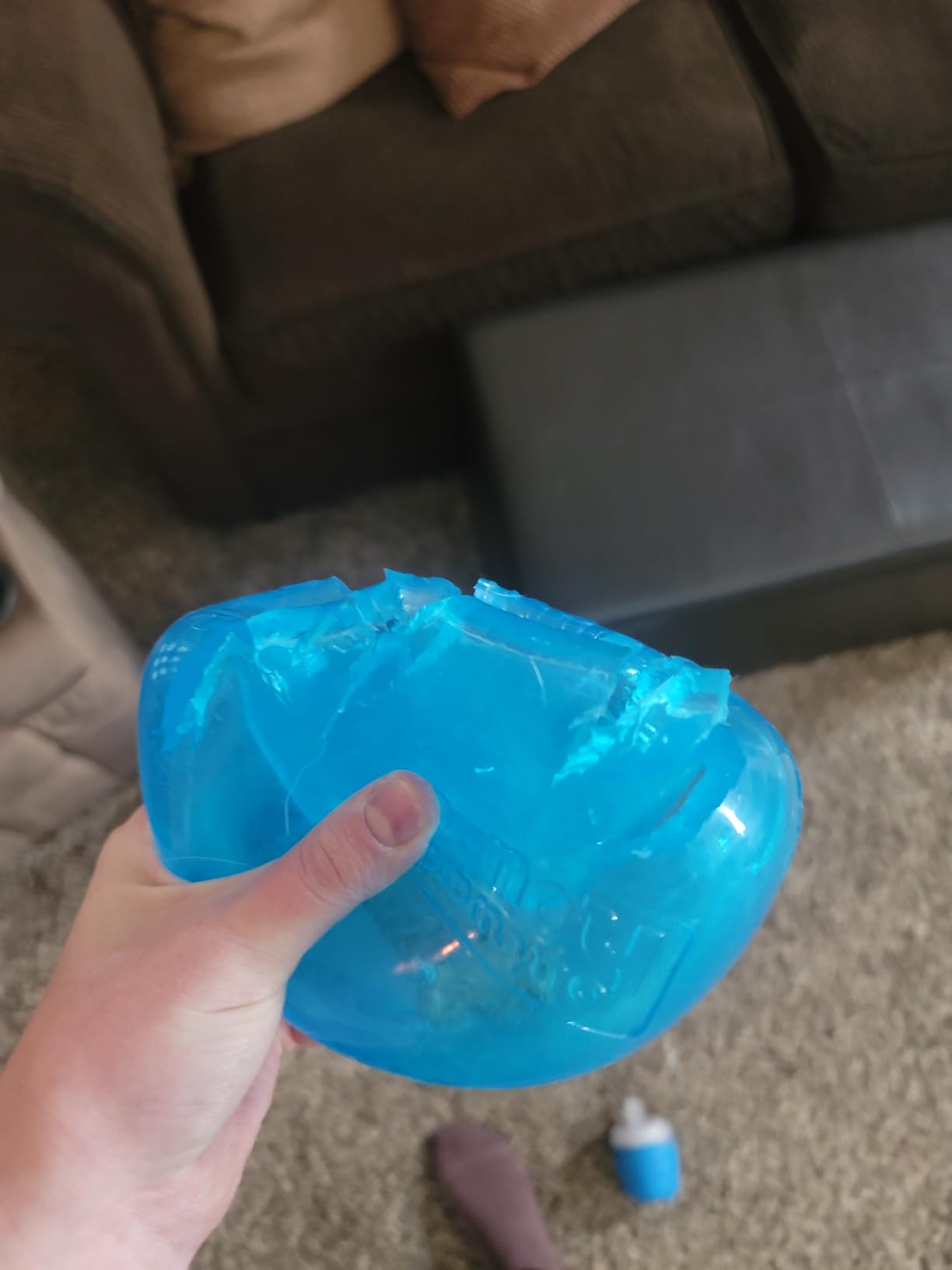 Outward Hound Snoop Interactive Treat Dispensing Dog Toy, Blue, 5