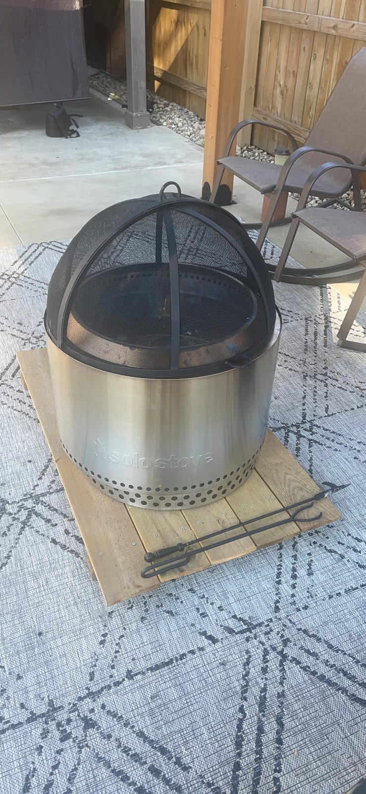 Good Directions Fire Pit Spark Screen Hinged for Easy Access customer photo 2