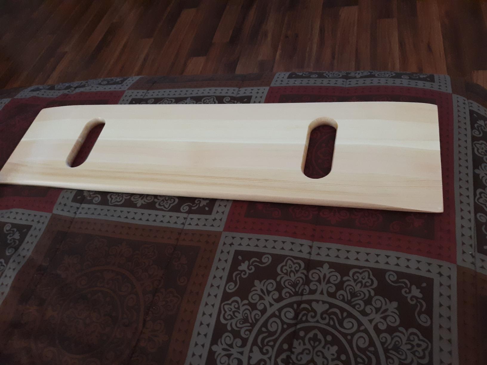 DMI Transfer Board and Slide Board, FSA Eligible, Made of Heavy-Duty Wood for Patient, Senior and Handicap Move Assist and Slide Transfers, Holds up to 440 Pounds, 2 Cut out Handles, 30 x 8 x 1 customer photo 2