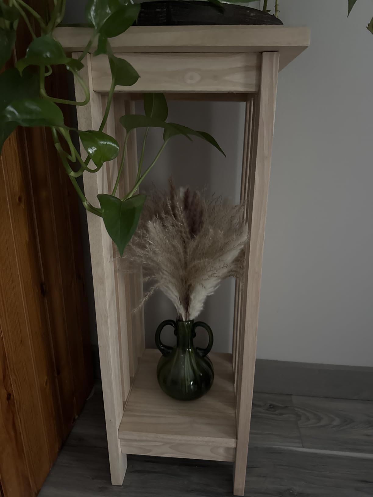 International Concepts Mission Plant Stand, 36-Inch High, Solid Parawood, Unfinished customer photo 1