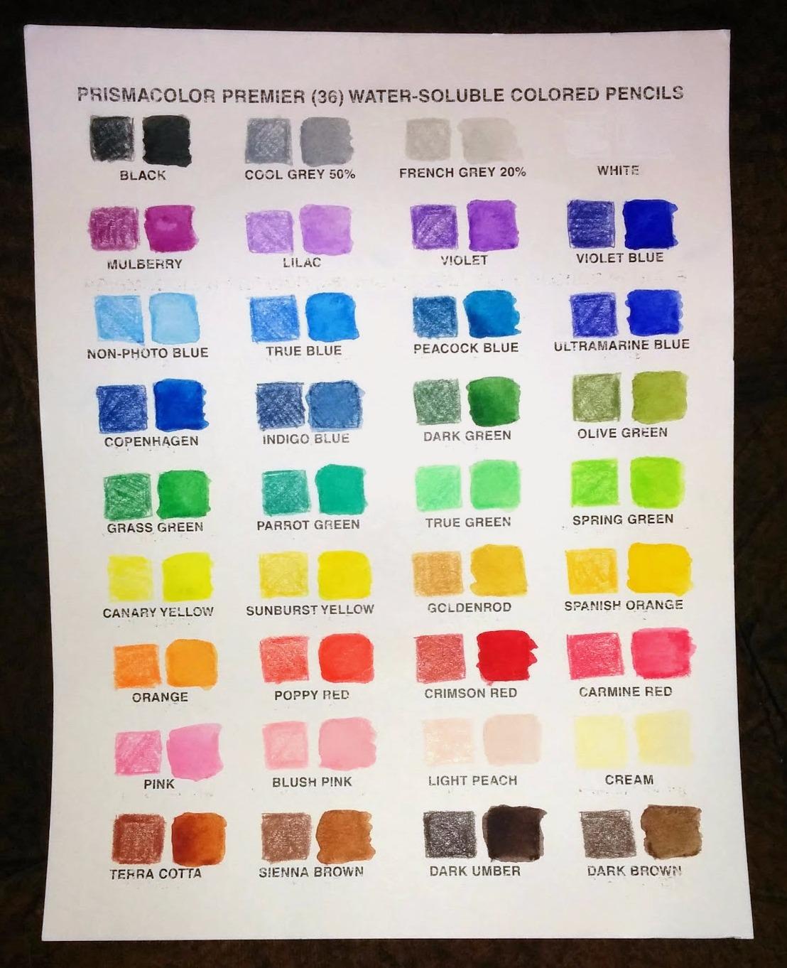 Prismacolor Premier Water-Soluble Colored Pencils, Watercolor Set, Assorted Colors, 36 Count - Adult Coloring, Art Supplies, Wet or Dry Use customer photo 1