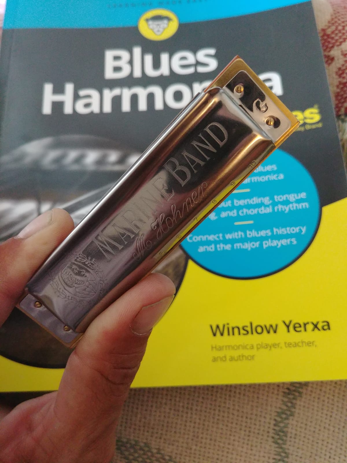 Hohner Marine Band 1896 Diatonic Harmonica (Stainless Steel, 5 Pack) customer photo 2