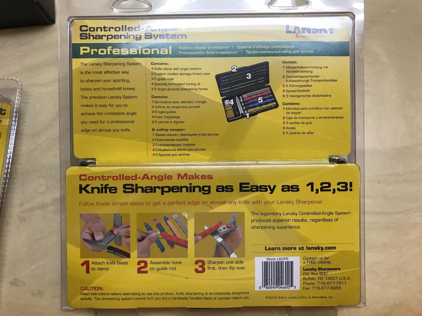 Lansky Professional Sharpening System with Coarse, Medium, Ultra Fine, and Serrated Medium Hones customer photo 1