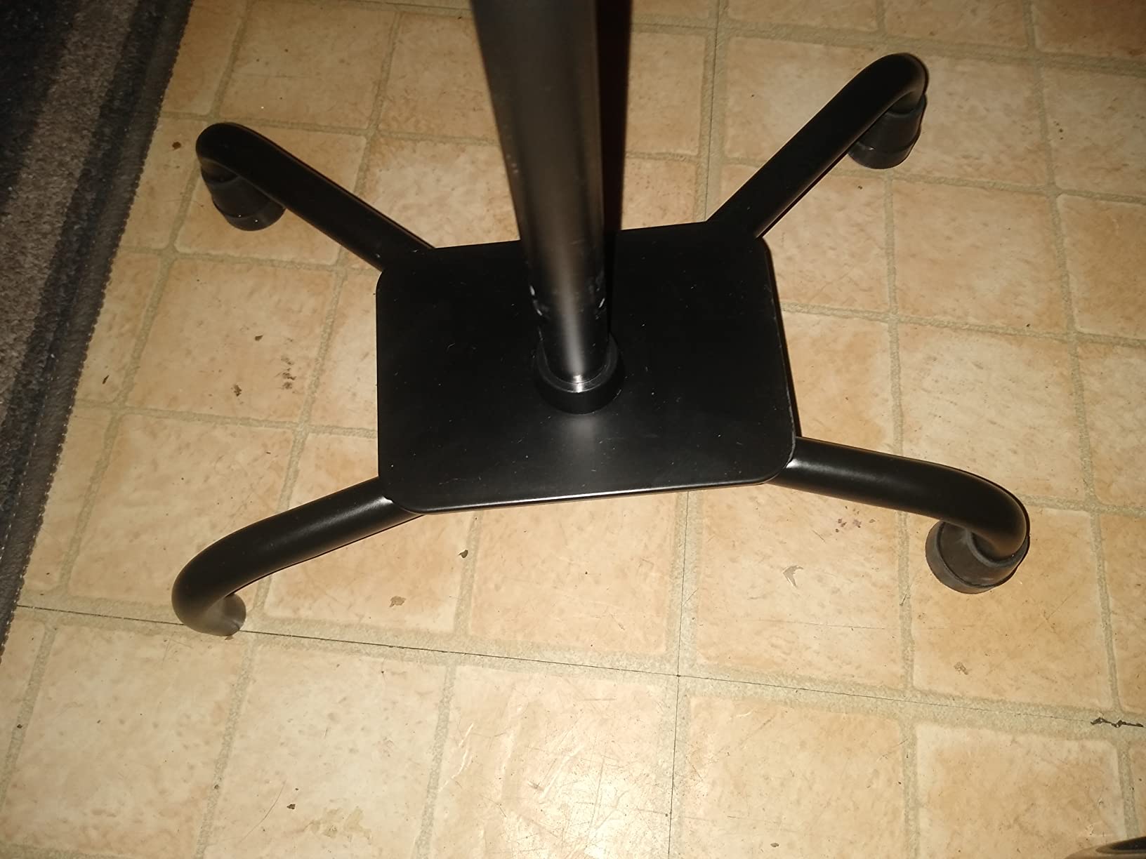 Hugo Adjustable Quad Walking Cane, Rose, Adjustable Height customer photo 2