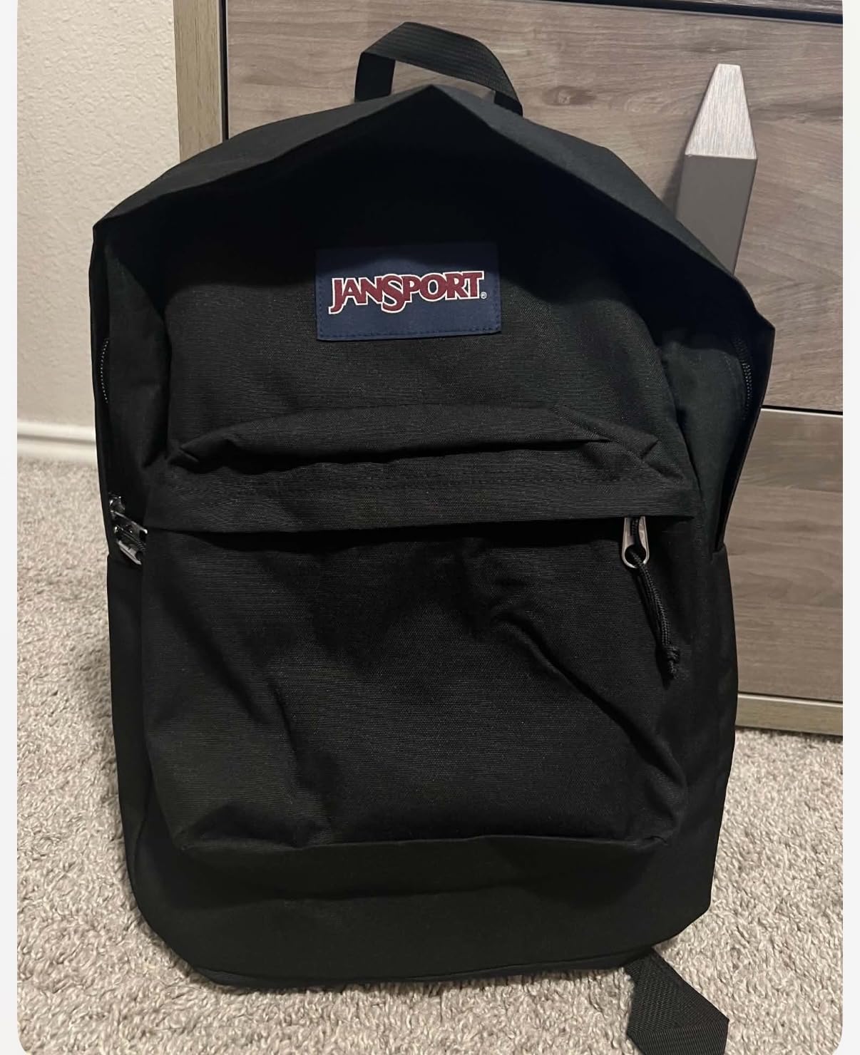 JanSport SuperBreak One Backpacks - Durable, Lightweight Bookbag with 1 Main Compartment, Front Utility Pocket with Built-in Organizer - Premium Backpack, Red Tape customer photo 1