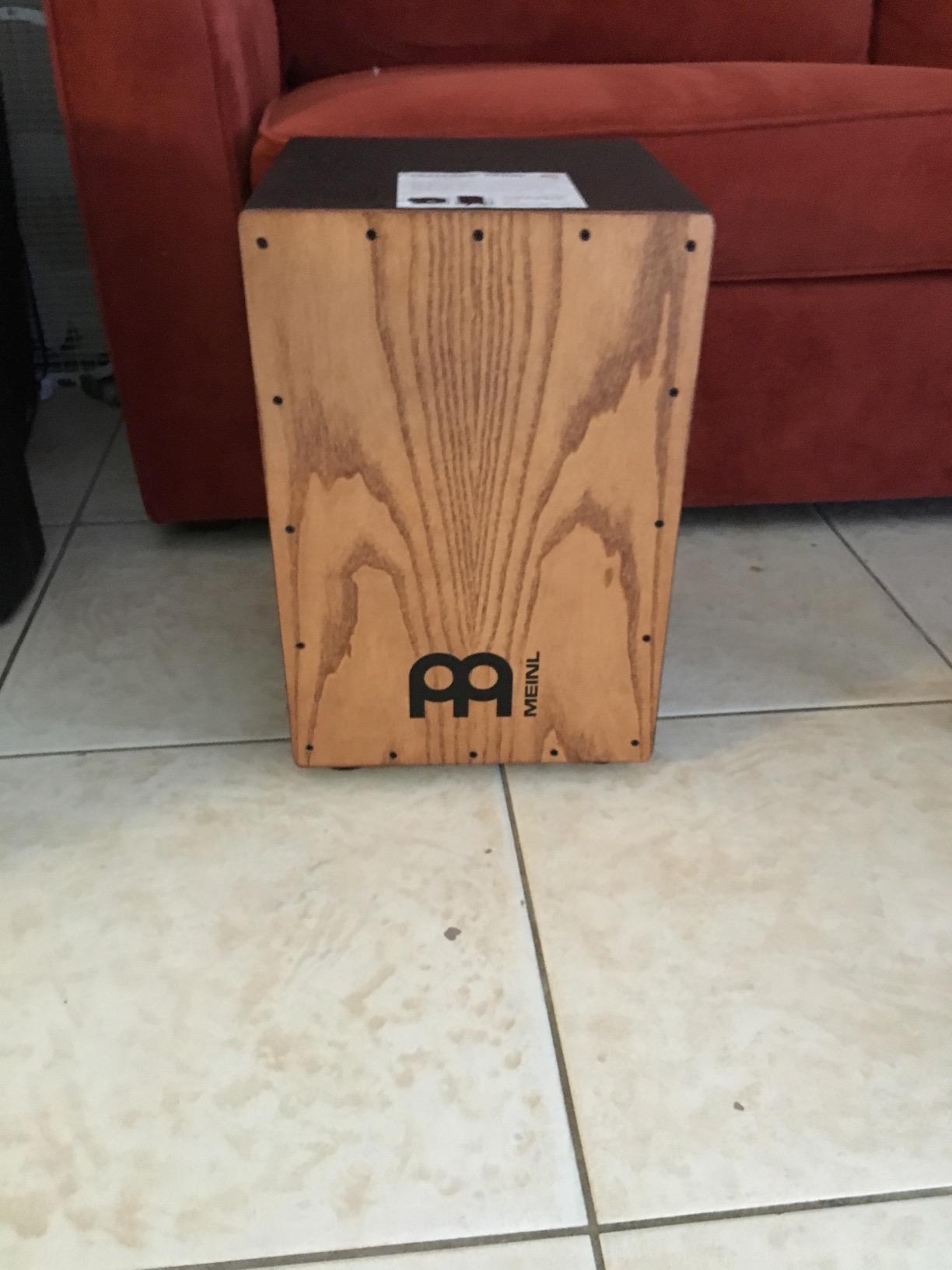 Meinl Percussion HCAJ1AWA Headliner Series Stained American White Ash String Cajon, Medium Size (VIDEO) customer photo 1