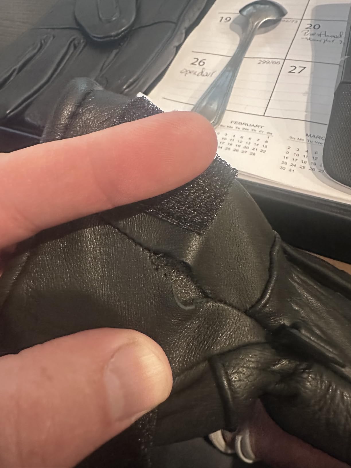 Touring Winter Motorcycle Gloves, 100% Natural Sheep Leather Warm Gauntlet customer photo 2