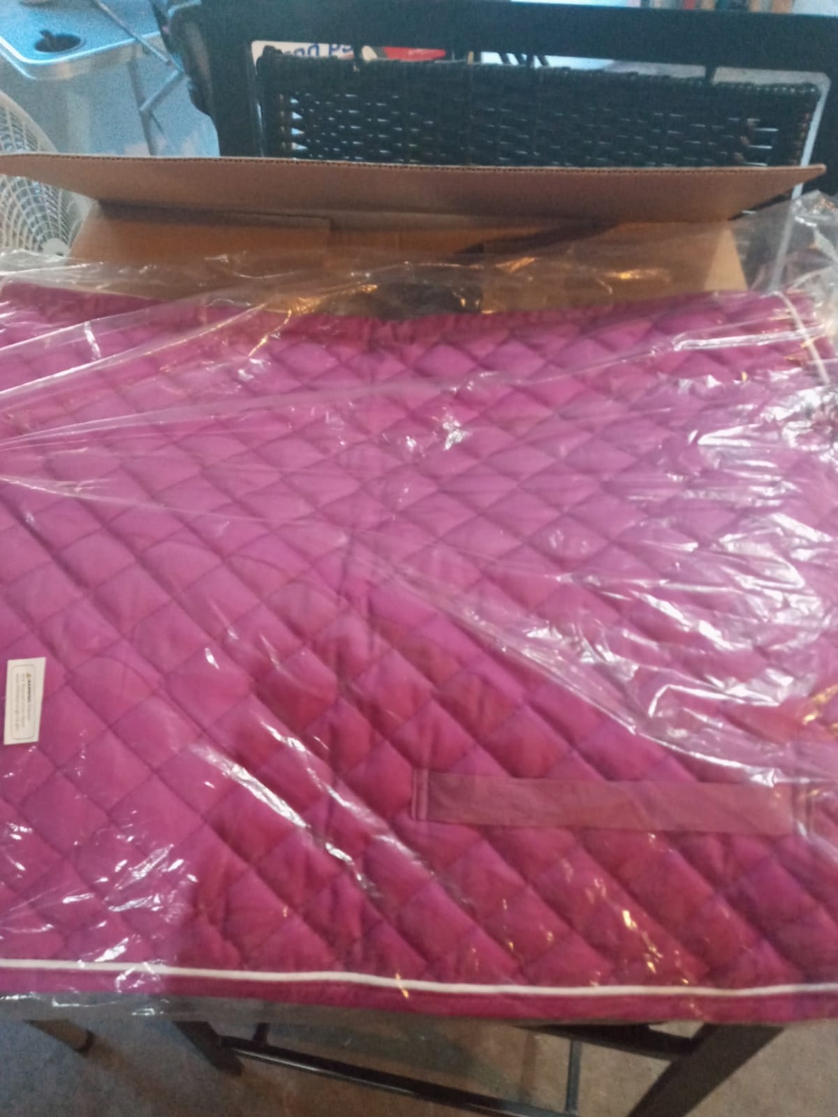 Tough 1 EquiRoyal Square Quilted Cotton Comfort English Saddle Pad customer photo 2