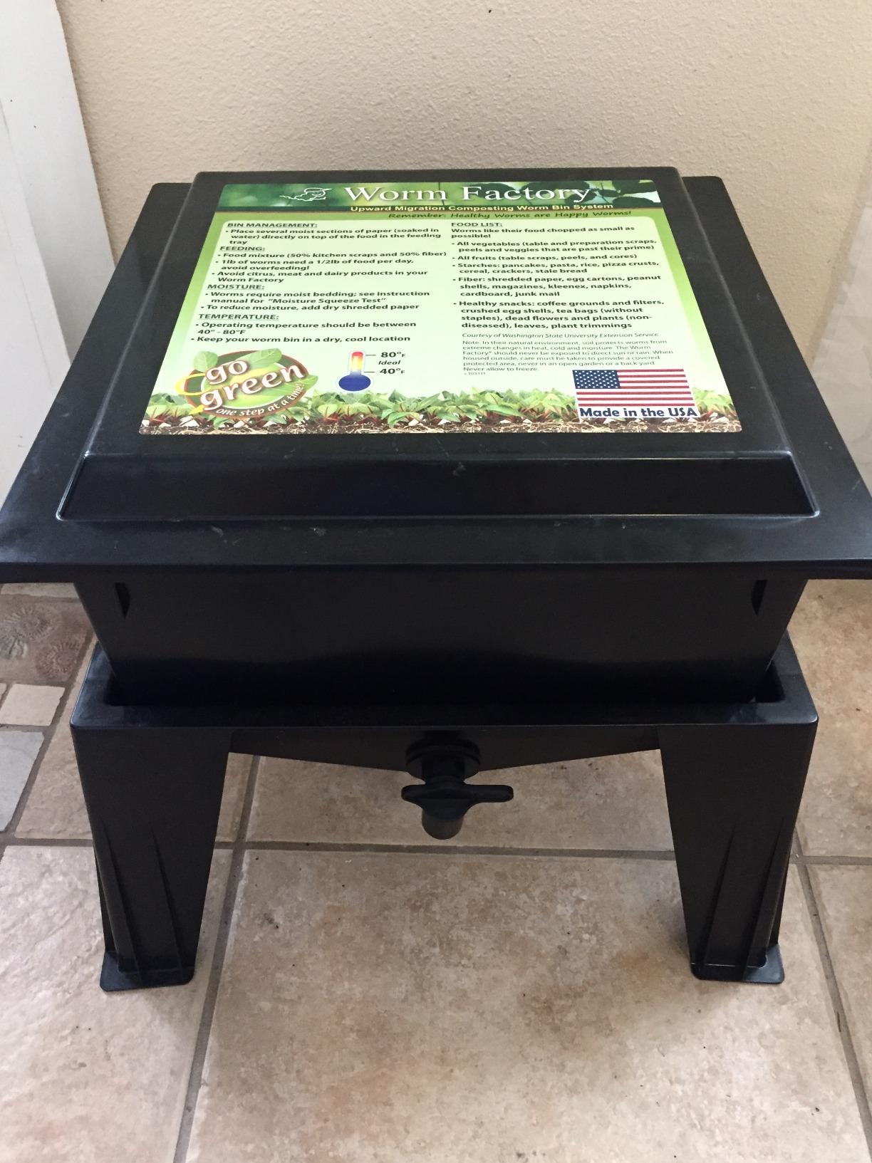Worm Factory® 360 Black US Made Composting System for Recycling Food Waste at Home – 4 Trays for Efficient Vermicomposting – Durable, Space-Efficient Design, Easy to Assemble, No Odor customer photo 2