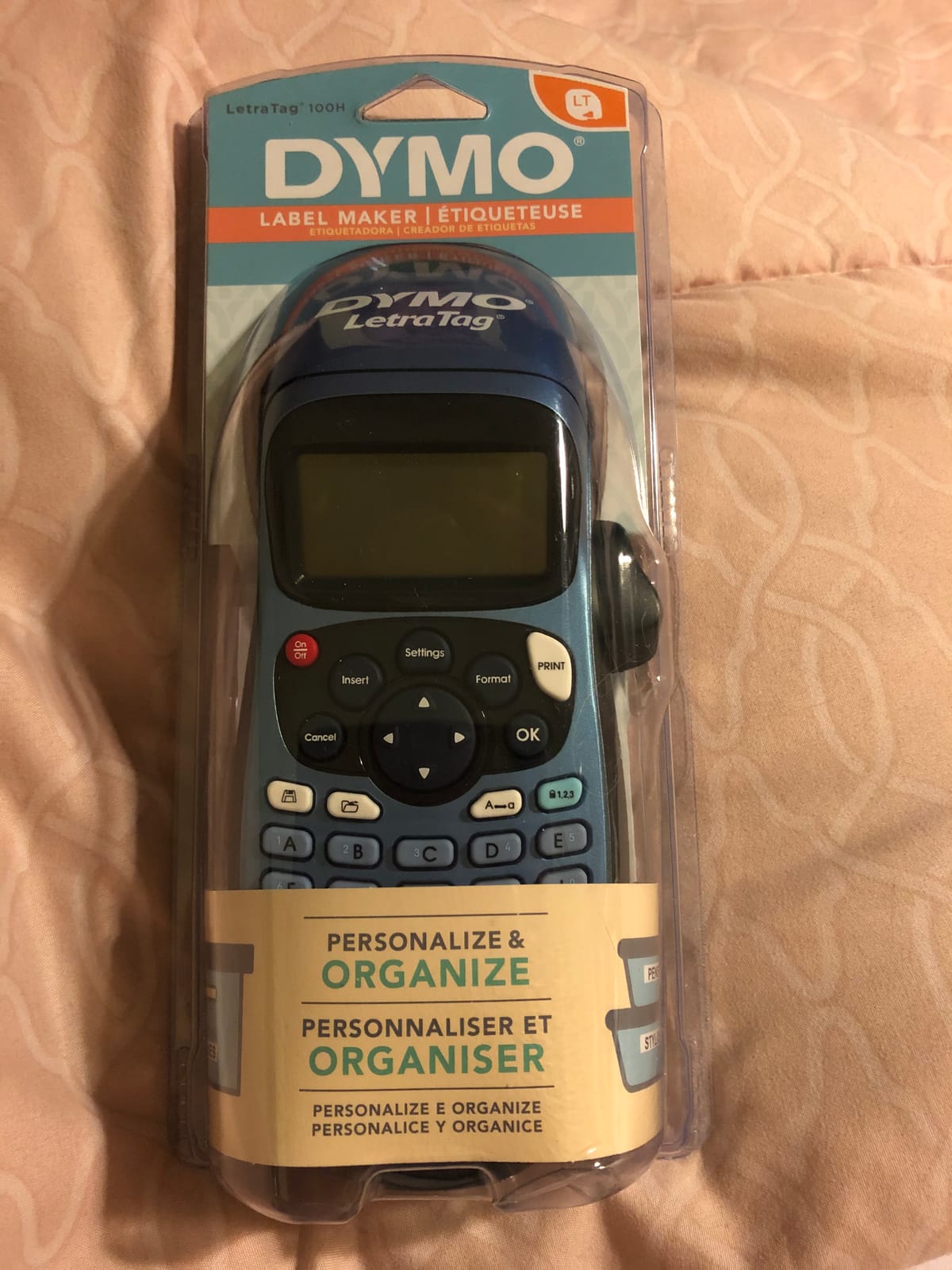 DYMO LetraTag 100H Handheld Label Maker, Thermal Printing, Easy-to-Use, 13 Character LCD Screen, Great for Home & Office Organization customer photo 1
