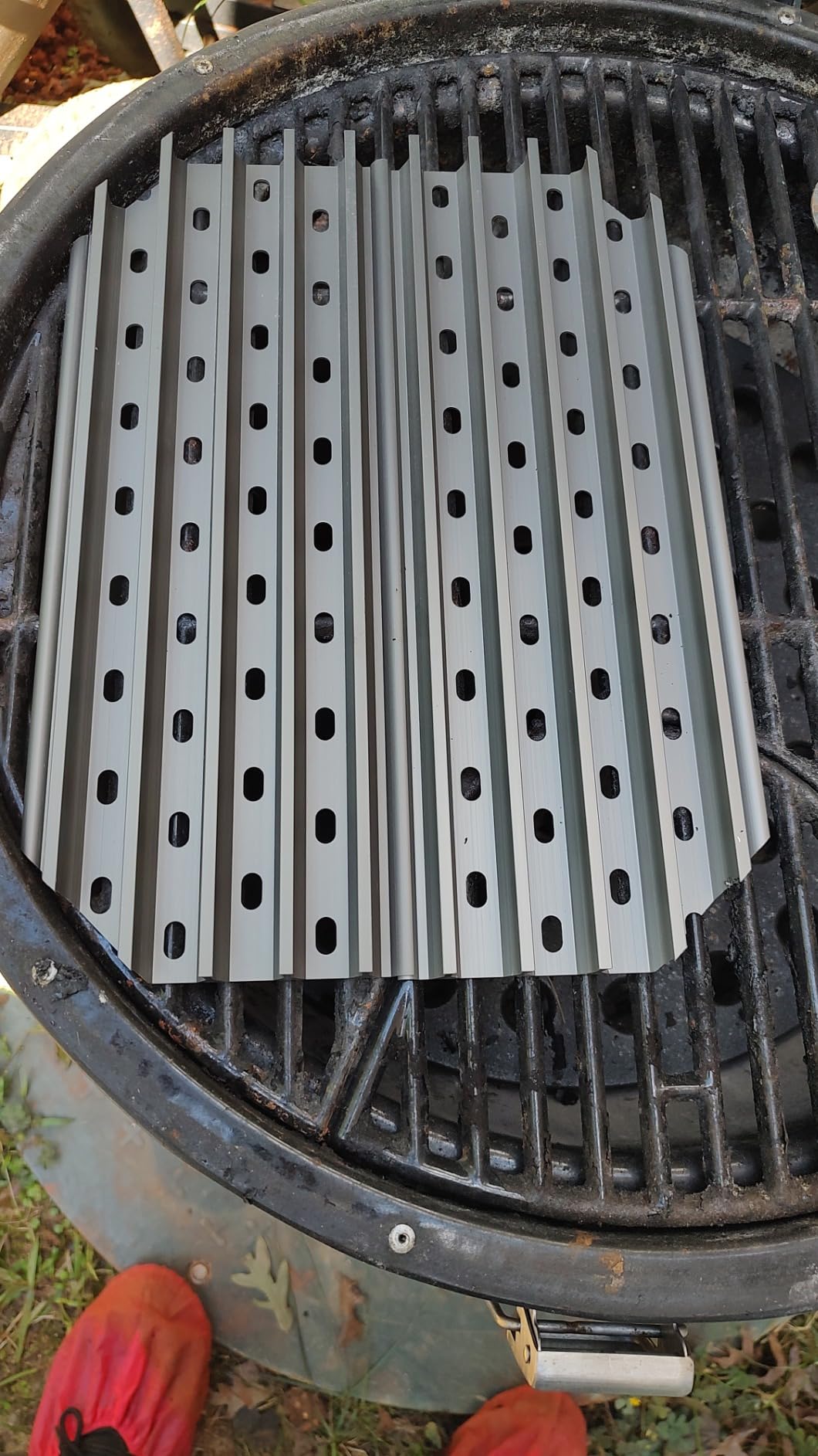 GrillGrate Grill Grate for Large Big Green Egg And Kamado Joe Classic | Kamado Grill Accessories | Premium Charcoal Grill Accessories | Hard Anodized Aluminum | 13.75” Grill Grate Set customer photo 2
