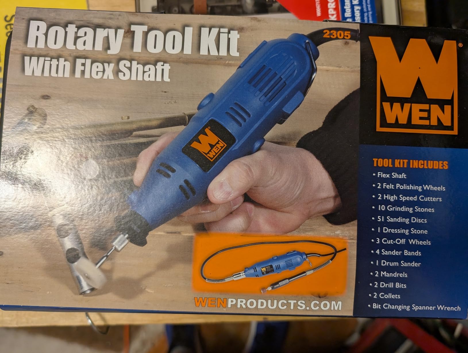 WEN 2305 Rotary Tool Kit with Flex Shaft customer photo 2