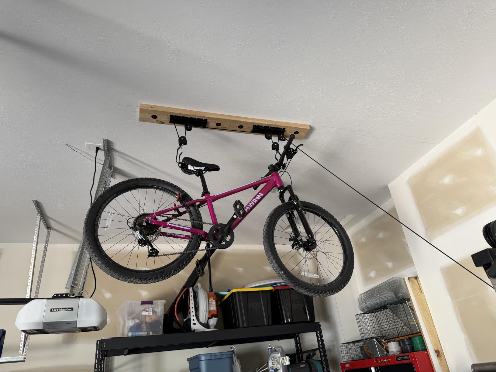 RAD Sportz Bicycle Hoist 2-Pack Quality Garage Storage Bike Lift with 100 lb Capacity Even Works as Ladder Lift Premium Quality customer photo 1