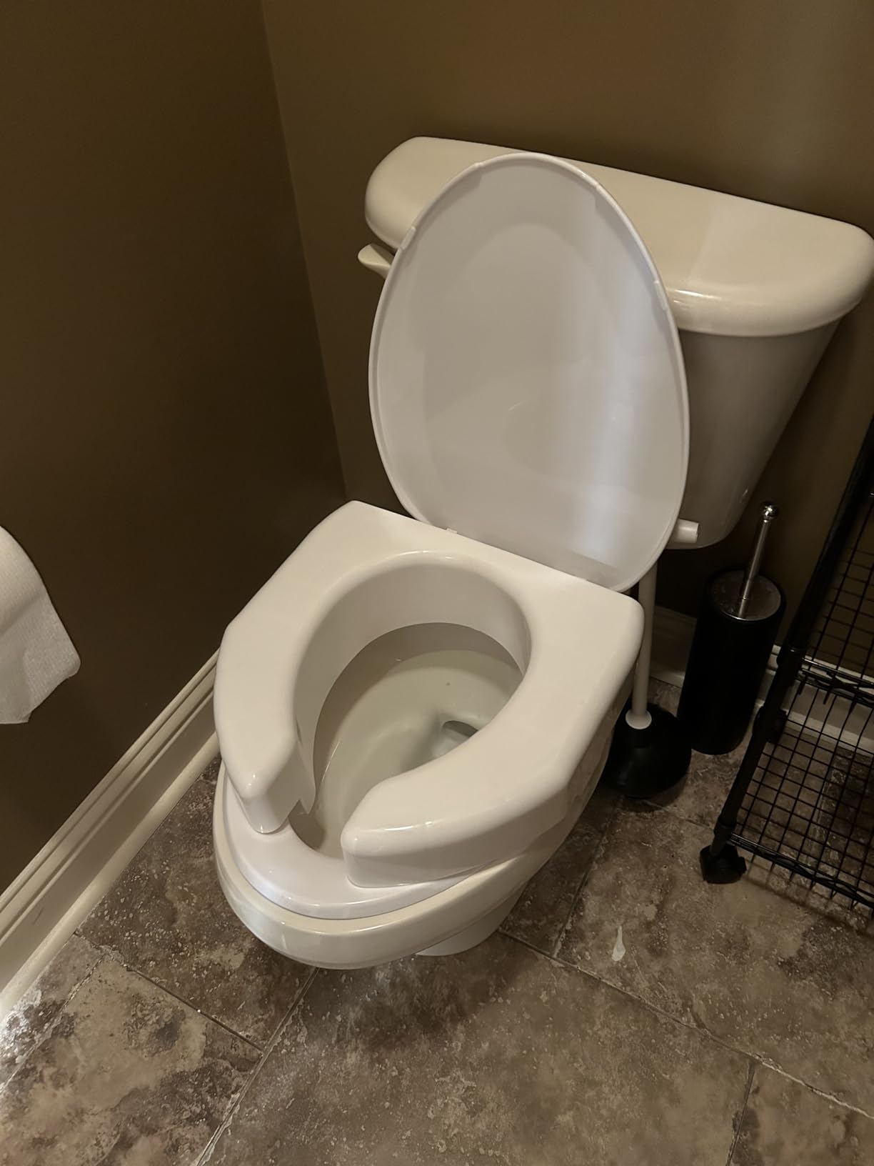 SP 3 Inch Extender Booster Elevated Raised Toilet Seat Risers for Seniors Adults Elderly Handicap Disabled Fits Most Standard and Elongated Toilets - White customer photo 2