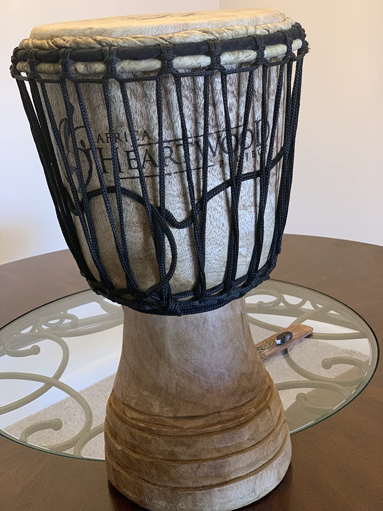 Africa Heartwood Project Hand-Carved Djembe Drum from Africa - 9