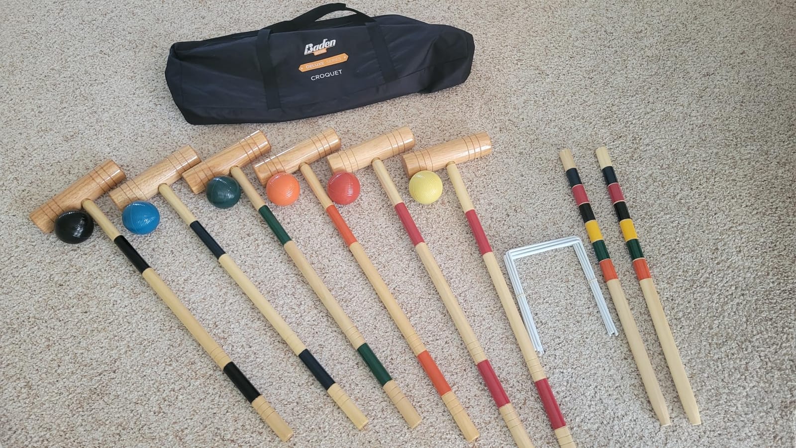 Baden Deluxe Series Croquet Set 29 inch mallets customer photo 2
