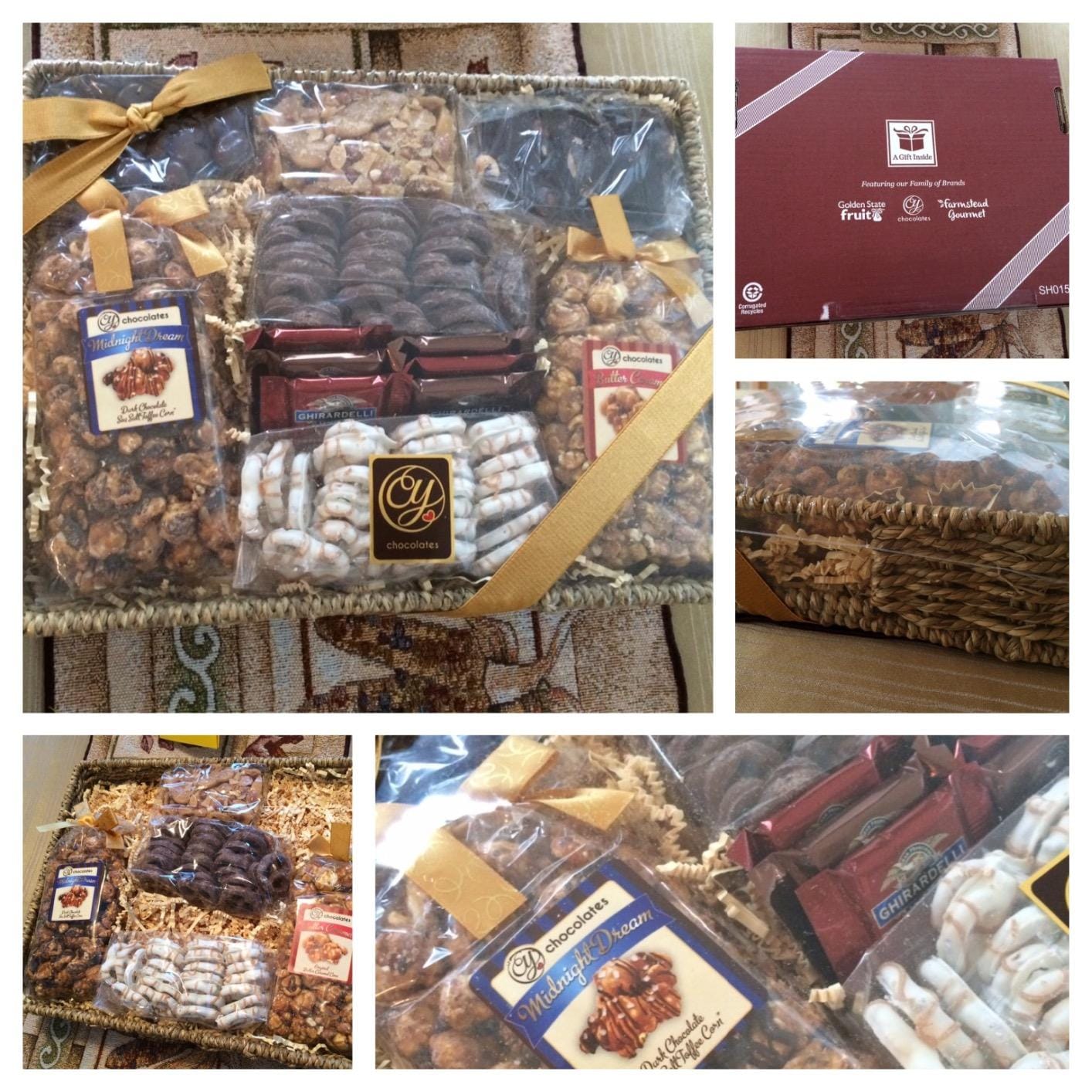 A Gift Inside Chocolate Gift Basket - Sweet Treats Gift Tray, Chocolates Gift Basket for Mom, Dad, Family & Friends customer photo 2