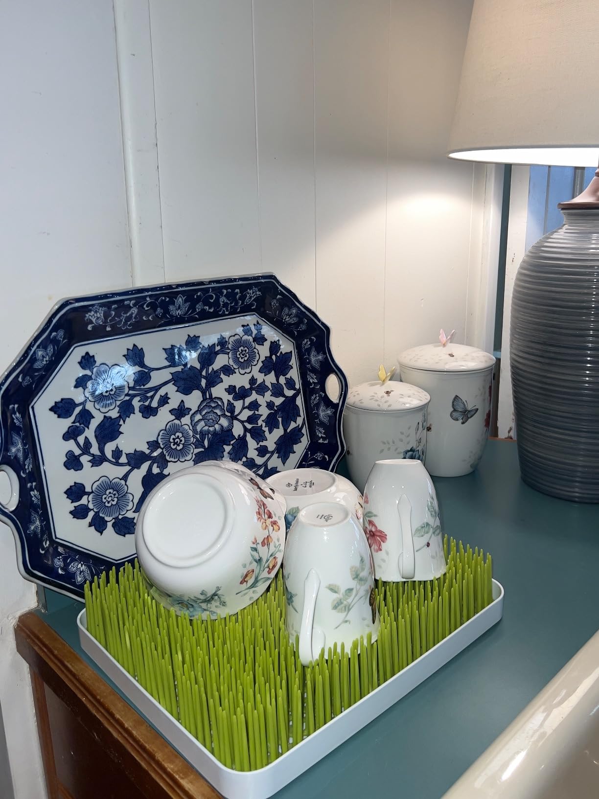 Boon Lawn Countertop Baby Bottle Drying Rack - Spring Green - 13.5x11x2.5 customer photo 2