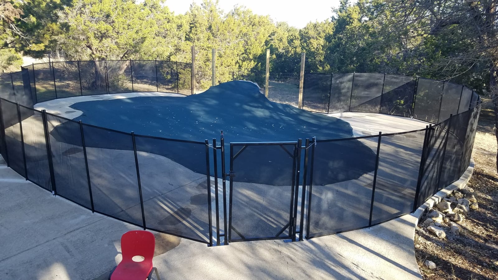 Safety Fence for In Ground Pool Size: 5', Black customer photo 1