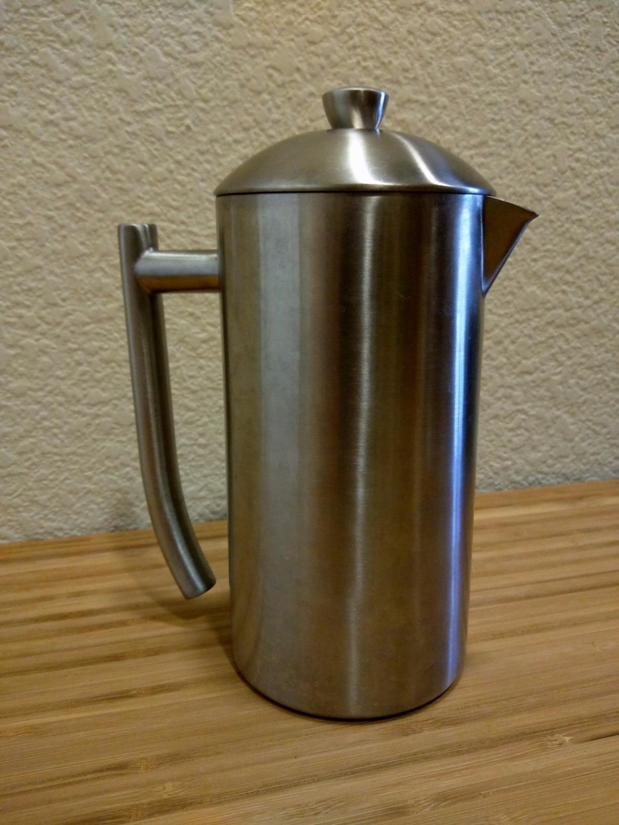 Frieling Double-Wall Stainless Steel Coffee Press - 17 oz - Insulated French Press Coffee Maker for Camping & Travel - Non Plastic Design customer photo 2