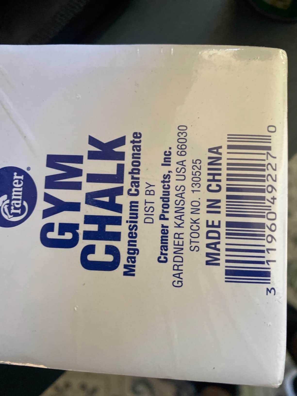 Cramer Gym Chalk Block, 2-Pack of 2 oz, Magnesium Carbonate for Powerlifting, Rock Climbing, Gymnastics, Crossfit, Weightlifting & Bouldering, Use in Chalk Balls & Bags, Superior Grip customer photo 1