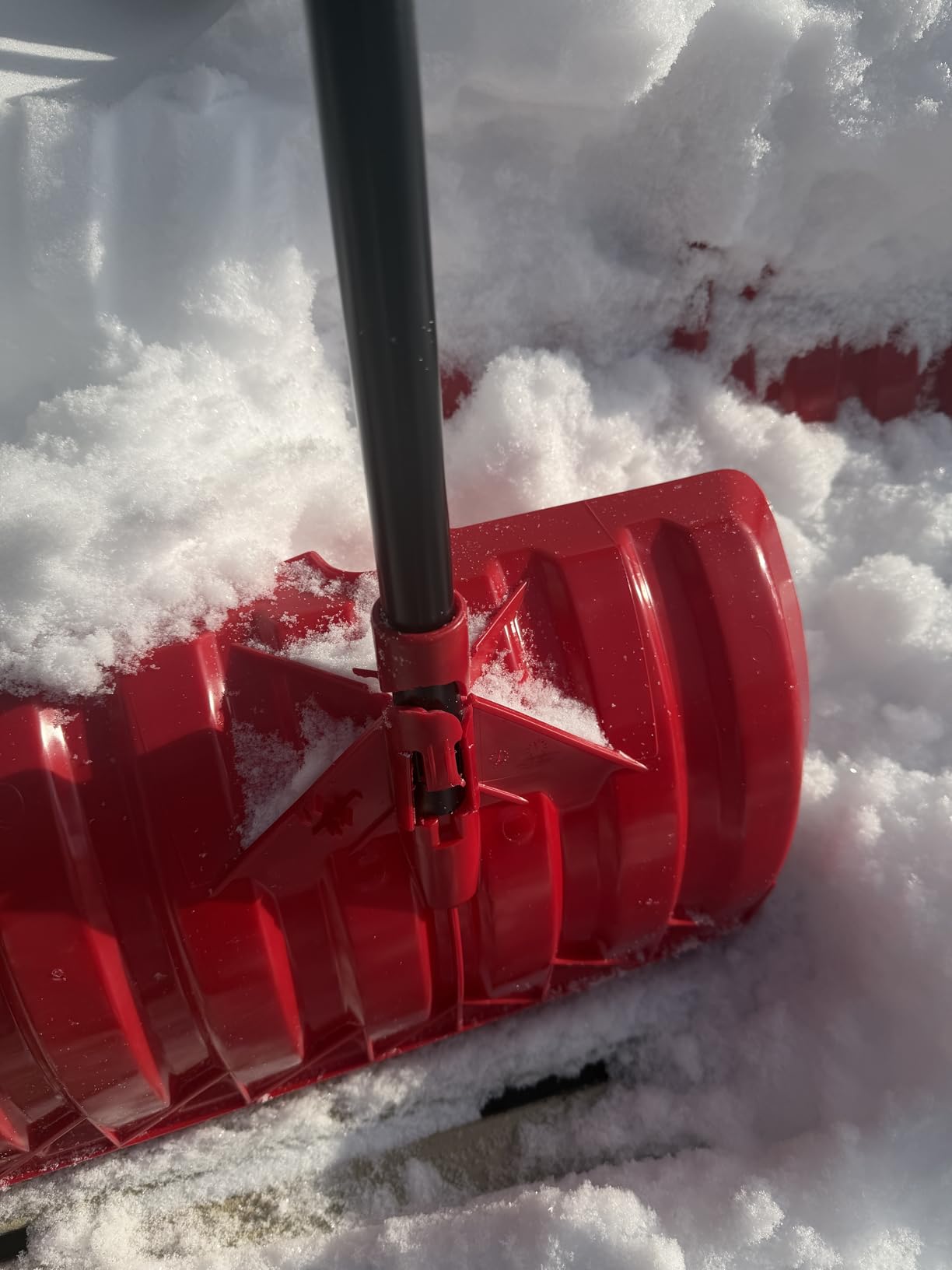Garant Yukon 36 in. Poly Snow Pusher with 42.5 in. Steel Handle - 1 Each customer photo 1