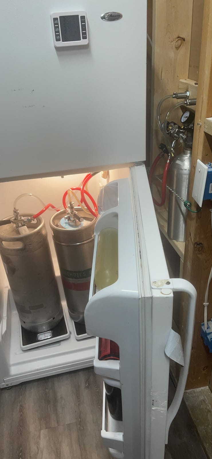 Standard Double Faucet Door Mount Kegerator Keg Tap Conversion Kit customer photo 1
