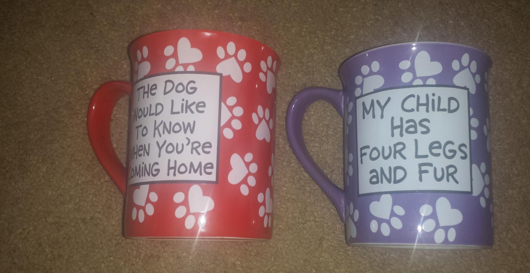 Enesco 4026112 Our Name is Mud “Dog Mom” Stoneware Mug, 16 oz., Multicolor customer photo 1