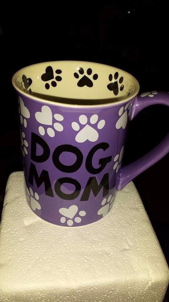 Enesco 4026112 Our Name is Mud “Dog Mom” Stoneware Mug, 16 oz., Multicolor customer photo 2