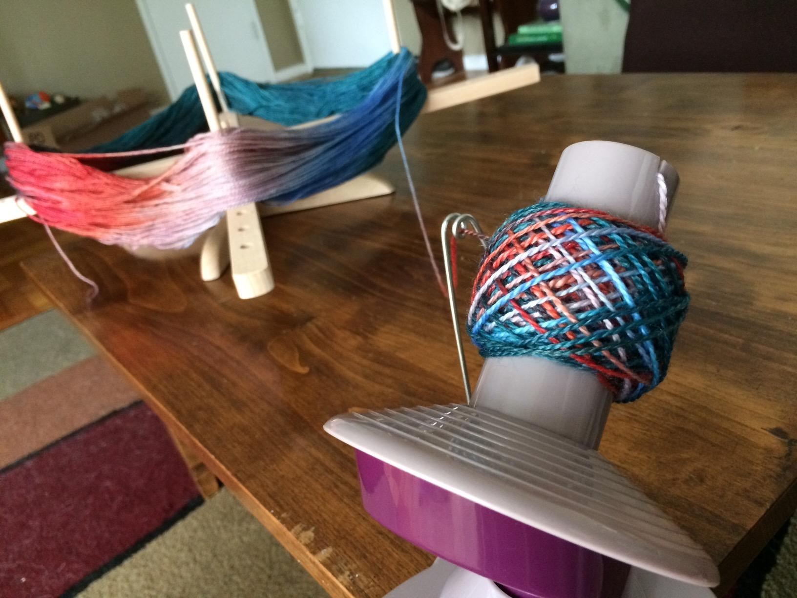 Tabletop Amish Style Wooden Yarn Swift customer photo 2