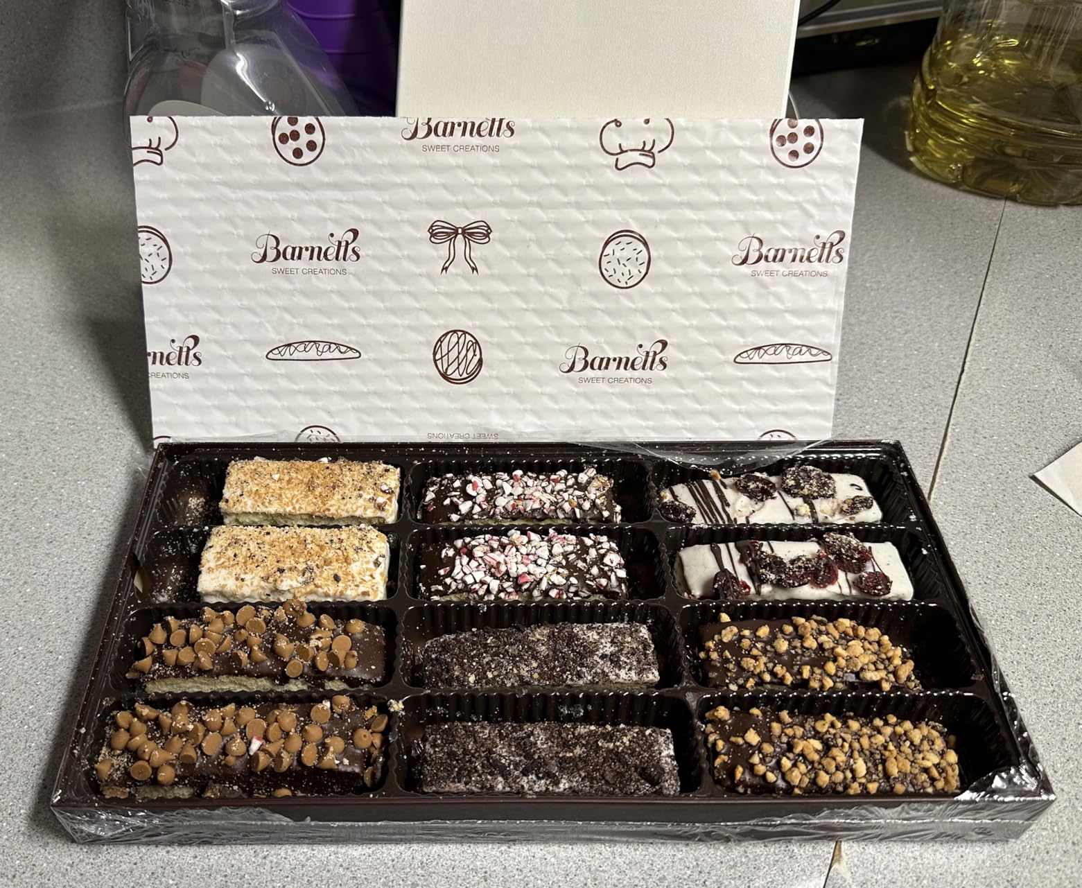 Barnetts 12 Chocolate Biscotti Gift Box Gourmet Cookie Gifts customer photo 1
